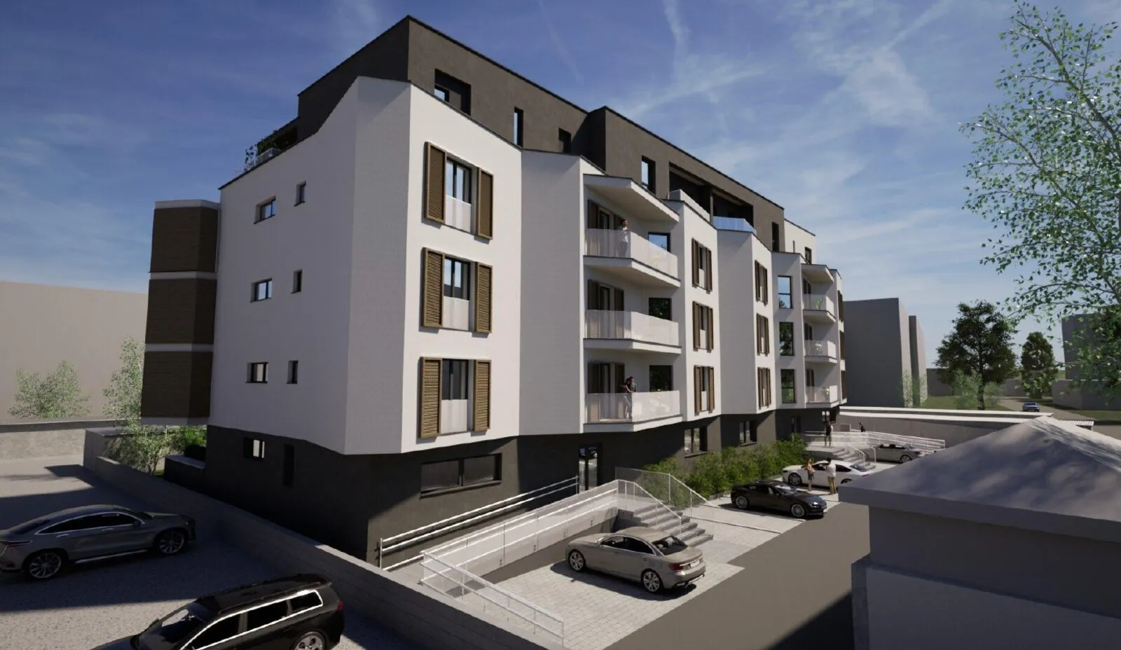 Vizualizácia bytového domu HARMONY Residence v Nových Zámkoch