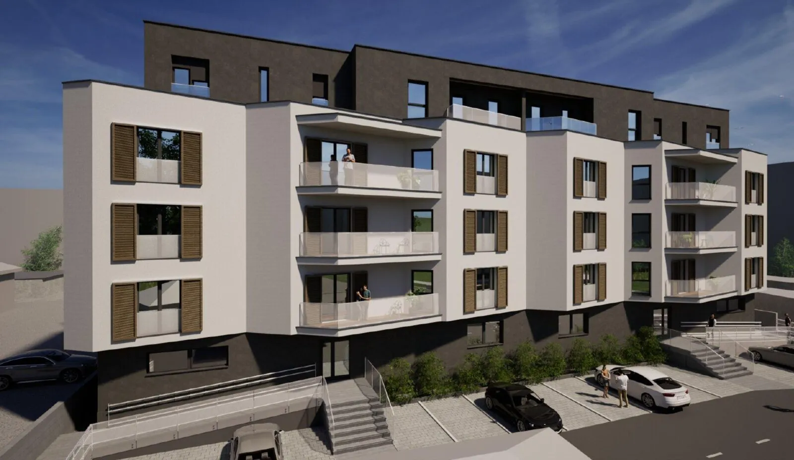 HARMONY Residence · Uličná fasáda