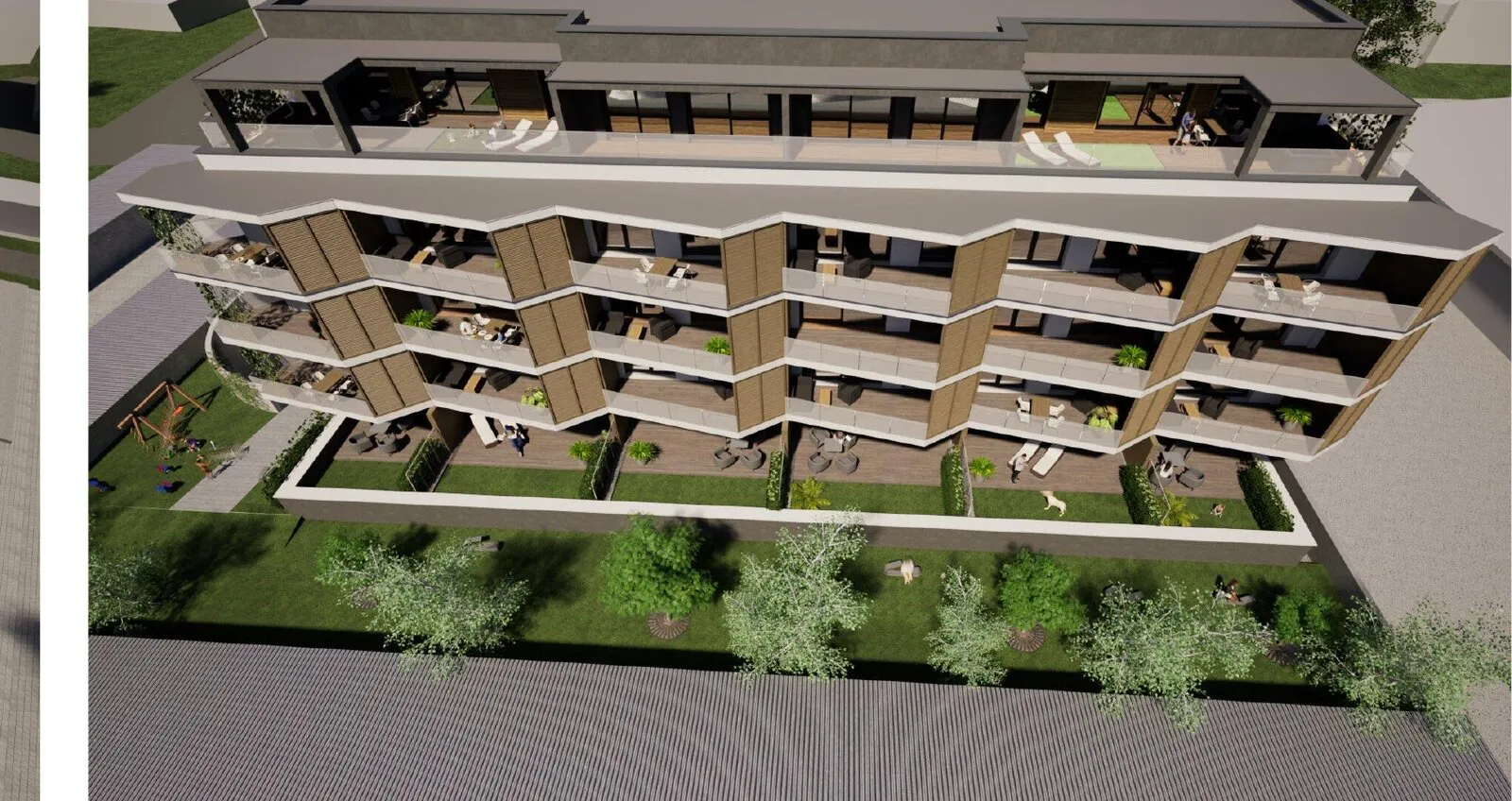 HARMONY Residence · Vnútroblok s detským parkom