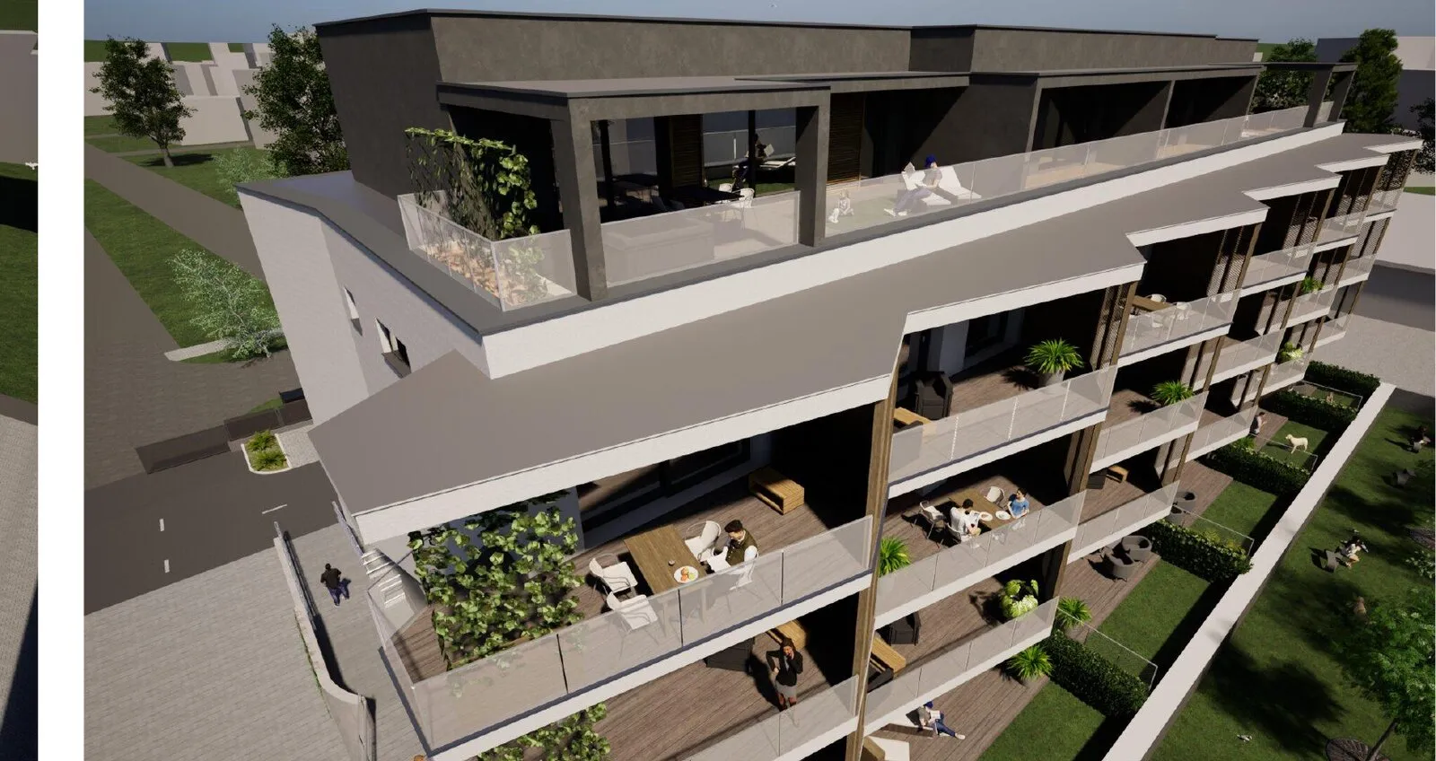 HARMONY Residence · Penthouse terasy