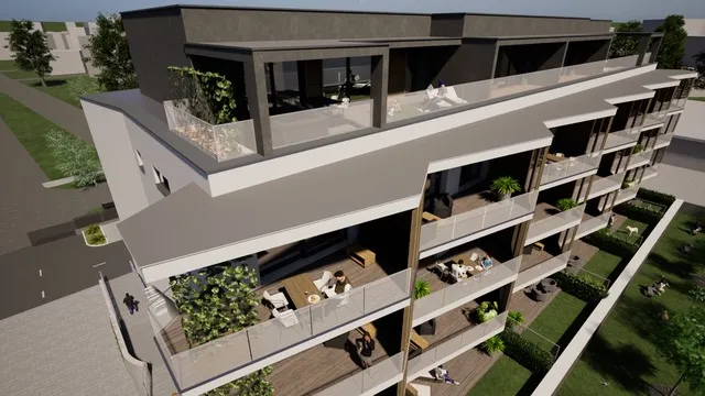HARMONY Residence · Detail ustúpeného podlažia